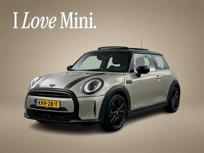 MINI Cooper 1.5 Aut. Premium Pano-dak/Leder/Sportstoelen/Camera/Keyless 2023 leasen bij DreamLease: foto 1