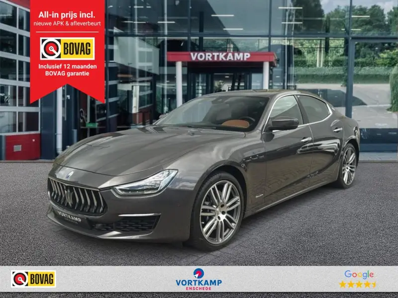 Maserati Ghibli 3.0 TDI BOWERS WILKINS/LEDER/CAMERA/NAVI/STOELVERW/ACC 2018 leasen bij DreamLease: foto 1