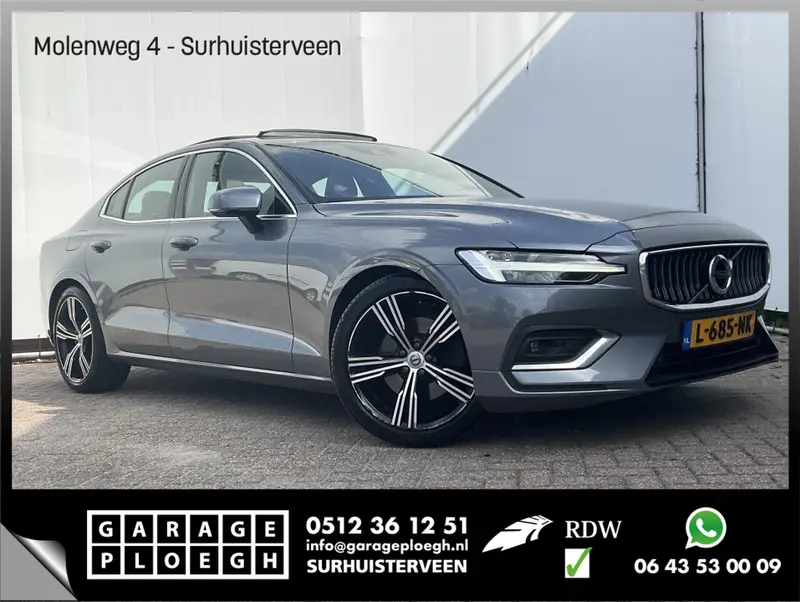 Volvo S60 2.0 B3 Inscription CrystalPook Pano H&K Leer Stoel/Stuurverw Voll.Onderhouden! 2021 leasen bij DreamLease: foto 1