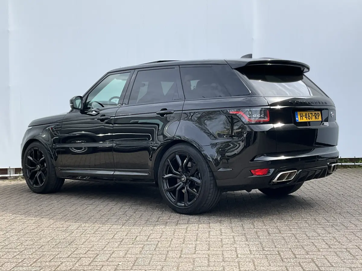 Land Rover Range Rover Sport 5.0 V8 SC SVR 575 Carbon Santorini Black 22" Full Package: foto 2