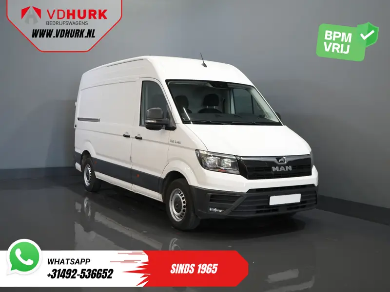 MAN TGE 3.140 140 pk 2.0 TDI DSG Aut. L3H3 EXPORT 270Gr.Deuren/ Gev.Stoel/ Navi/ Carplay/ Camera/ Cruise/ Trekhaak/ Airco 2020 leasen bij DreamLease: foto 1