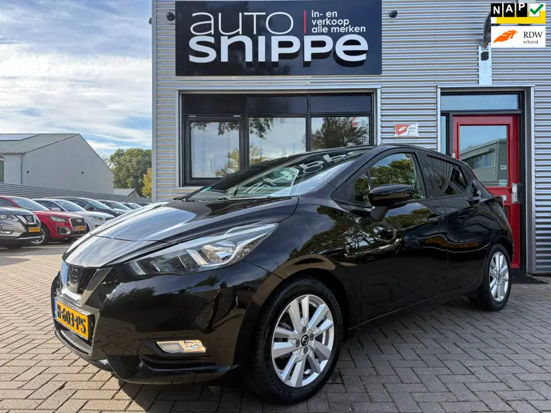 Nissan Micra 1.0 IG-T N-Connecta -AIRCO-LICHTMETALEN VELGEN-5 DEURS-BLUETOOTH-PDC ACHTER-TREKHAAK-ORIGINEEL NEDERLANDS!-ETC. 2020 leasen bij DreamLease: foto 1
