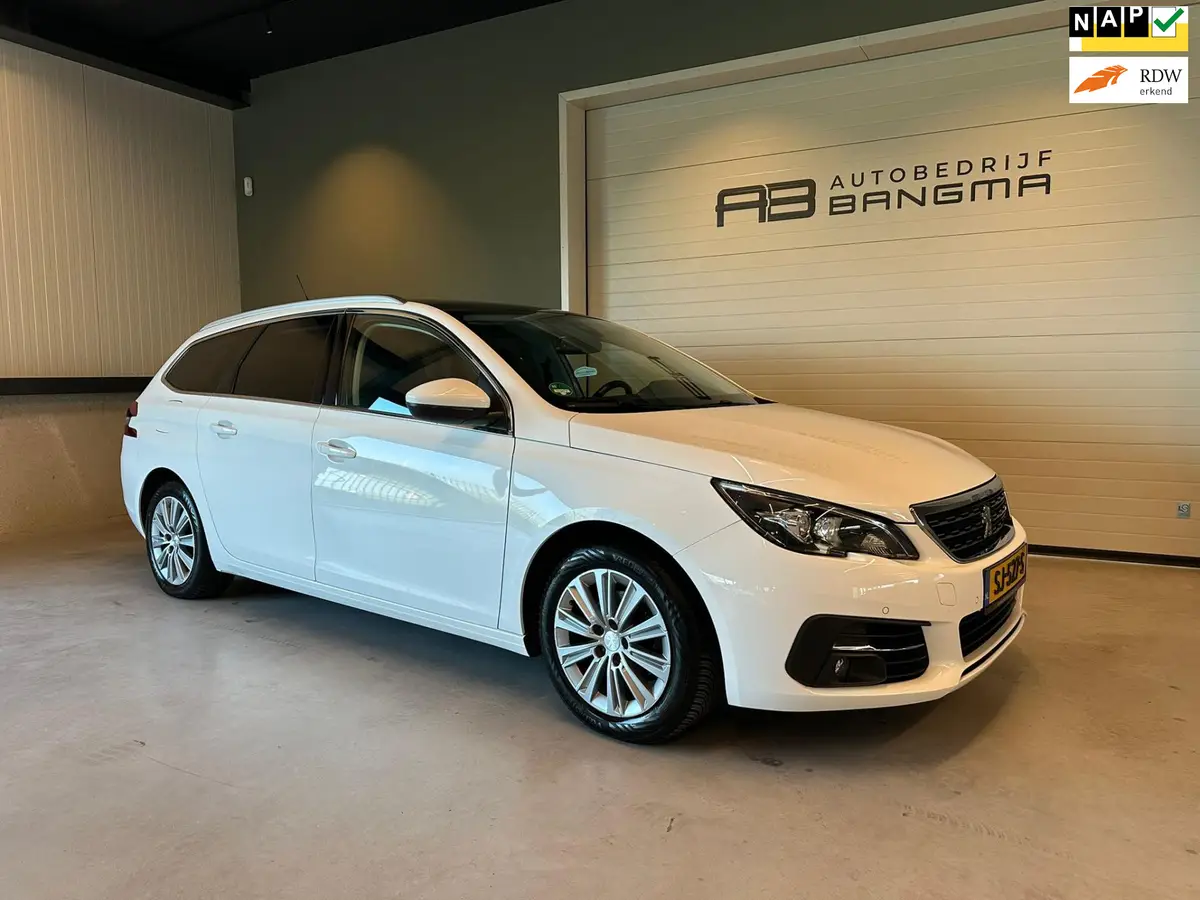 Peugeot 308 SW 1.2 PureTech BLUE LEASE PREMIUM|NAVIGATIE|CLIMA AIRCO|ISOFIX|CRUISECONTROL|APPLE CARPLAY+ANDROID|PANORAMADAK|LEER: foto 1