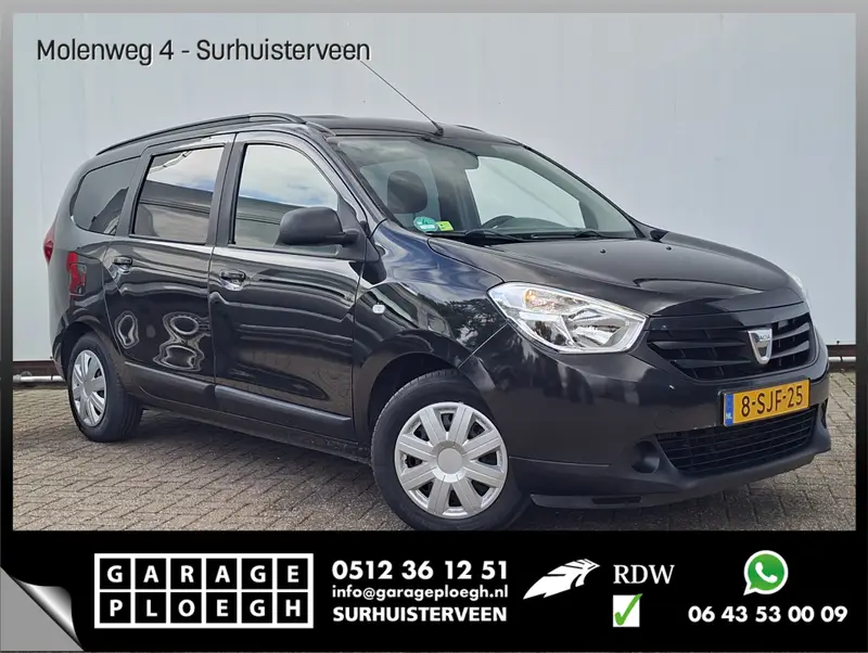 Dacia Lodgy 1.2 TCe Ambiance 5p. Hoge zit Airco Cruise Trekhaak 2013 leasen bij DreamLease: foto 1
