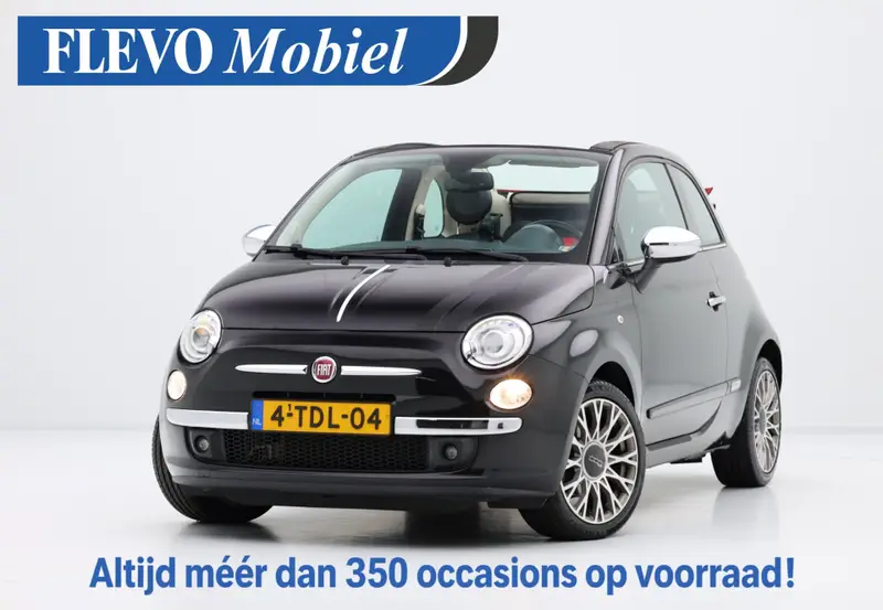 Fiat 500C 0.9 TwinAir Rock Cabrio Xenon|Leder|Clima|LMV|Afn. Trekhaak 2014 leasen bij DreamLease: foto 1