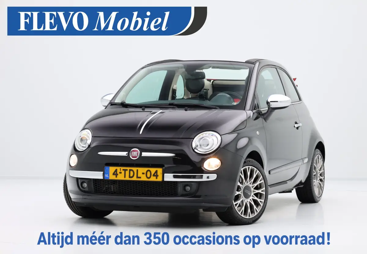 Fiat 500C 0.9 TwinAir Rock Cabrio Xenon|Leder|Clima|LMV|Afn. Trekhaak: foto 1