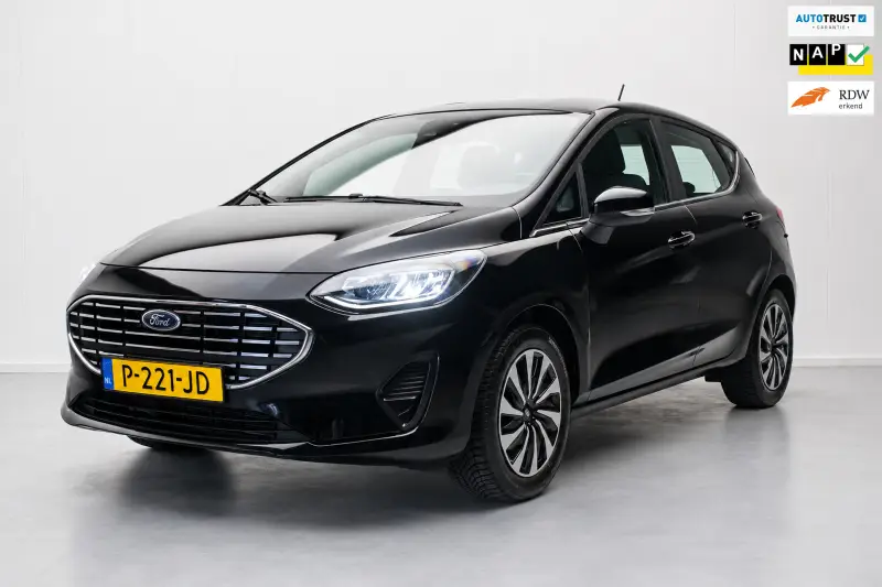 Ford Fiesta 1.0 EcoBoost 125PK Hybrid Titanium NL-auto [ Carplay LED Draadloze Telefoonlader Parkeersensoren Climate Control ] 2022 leasen bij DreamLease: foto 1