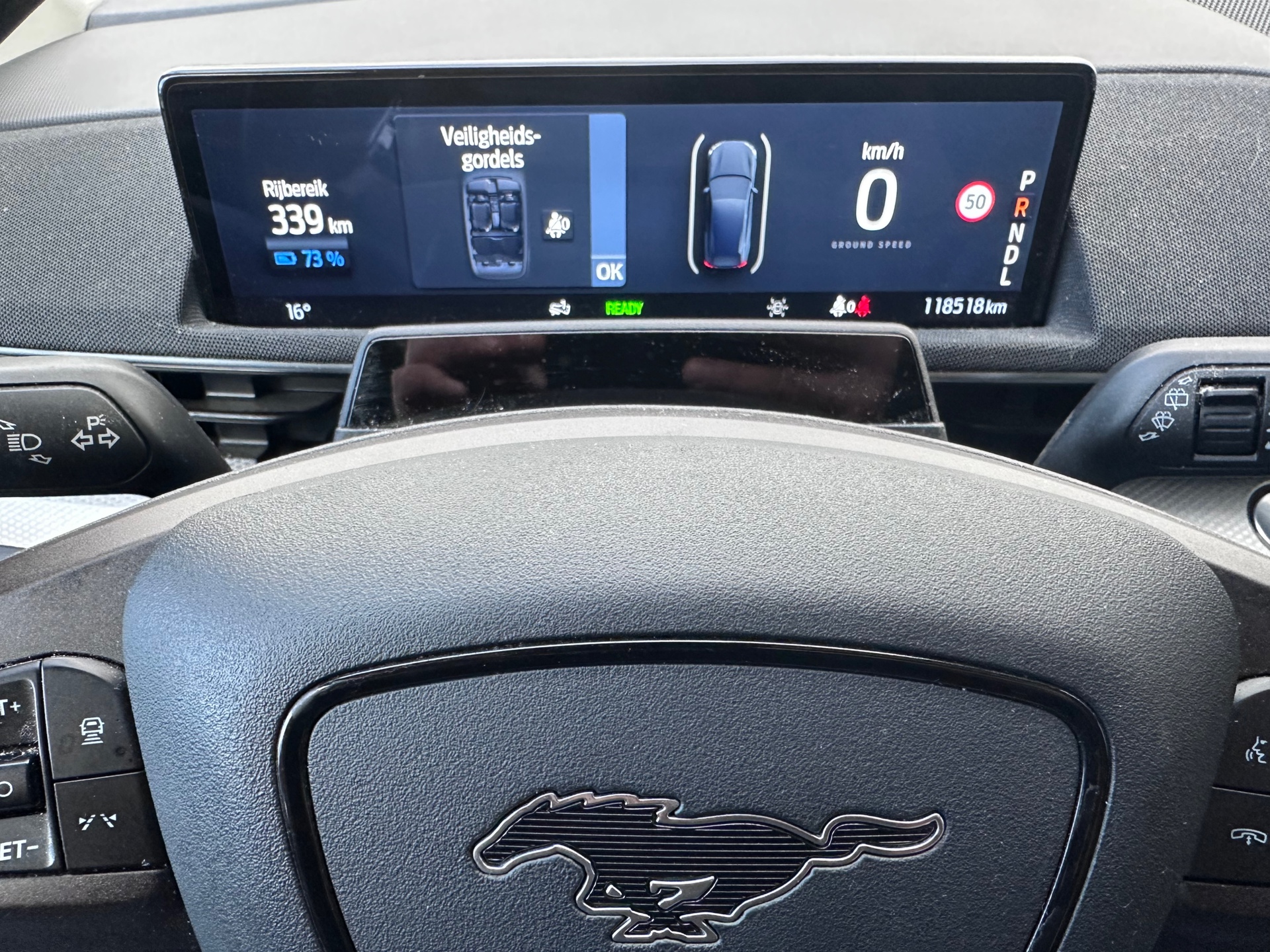 Ford Mustang Mach-E Extended RWD 98 kWh TREKHAAK B&O LEER DEALER OND: foto 19